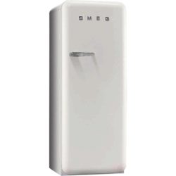 Smeg FAB28QB1 60cm 'Retro Style' Fridge and Ice Box in White with Right Hand Hinge